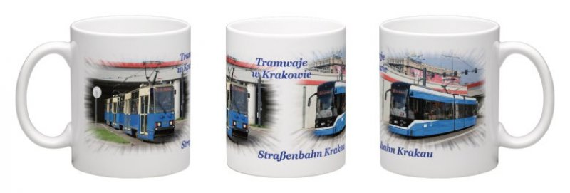 Panorama-Kaffeebecher - Straßenbahn Krakau