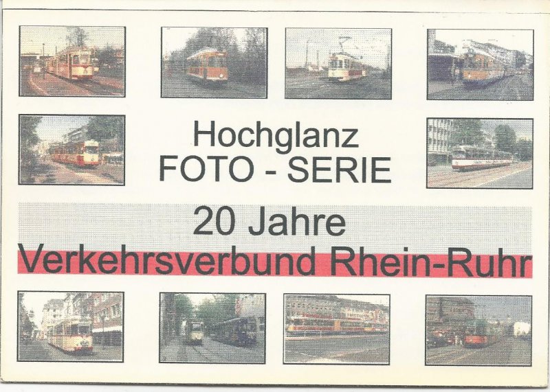Foto-Serie - 20 Jahre Verkehrsverbund Rhein-Ruhr