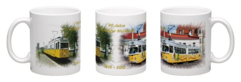 Panorama-Kaffeebecher - 90 Jahre Thüringer Waldbahn