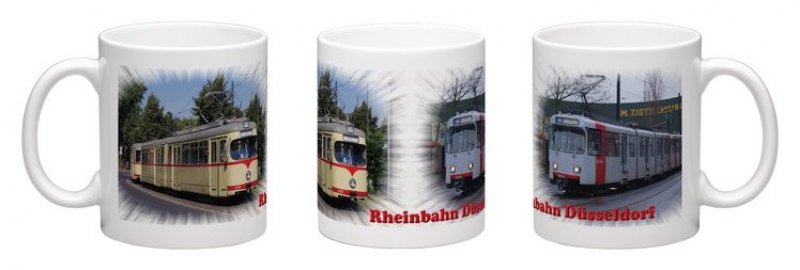 Panorama-Kaffeebecher - 125 Jahre Rheinbahn Düsseldorf