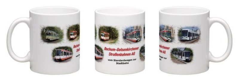 Panorama-Kaffeebecher - Bochum-Gelsenkirchener Straßenbahnen AG