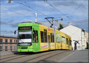Postkarte Straßenbahn Brandenburg - MGT6D TW-102
