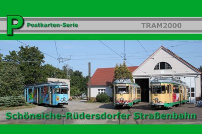 Postkarten-Serie Schöneiche-Rüdersdorfer Straßenbahn