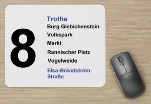 Mousepad - Linienschild HAVAG Linie 8