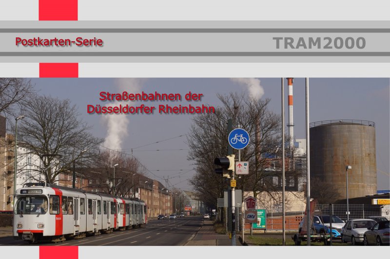 Postkarten-Serie - Rheinbahn Düsseldorf mit 22 Motivkarten