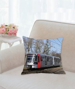 Kuschelkissen - Düsseldorf HF6 Gelenktriebwagen 4310