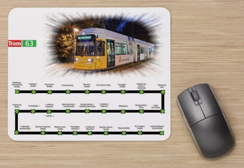 Mousepad - BVG Berlin Linie 63