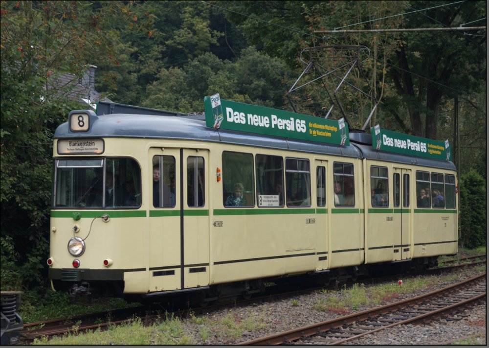Postkarte BMB Wuppertal - Historischer Triebwagen 275
