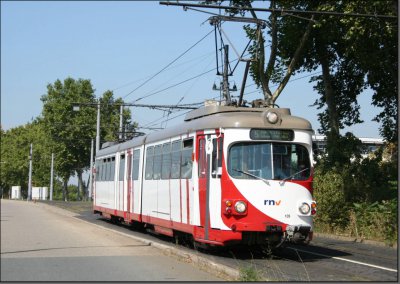 Postkarte Rhein-Neckar - GT8 Gelenktriebwagen 105