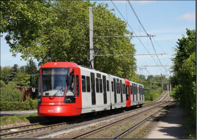 Postkarte Köln - HF6 Hochflur-Gelenktriebwagen 5312