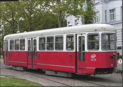 Postkarte Wien (Österreich) - B4 (c3) Großraumbeiwagen 1213 (WL)