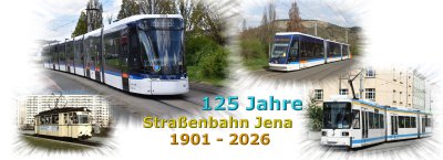 Panorama-Kaffeebecher - 125 Jahre Straßenbahn Jena