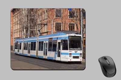 Mousepad mit Straßenbahnmotiv - MGT6D Niederflur-Gelenktriebwagen 3272