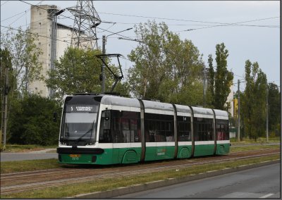 Postkarte Iasi [Jassy] (Rumänien) - 122Na Niederflur-Gelenktriebwagen 2213